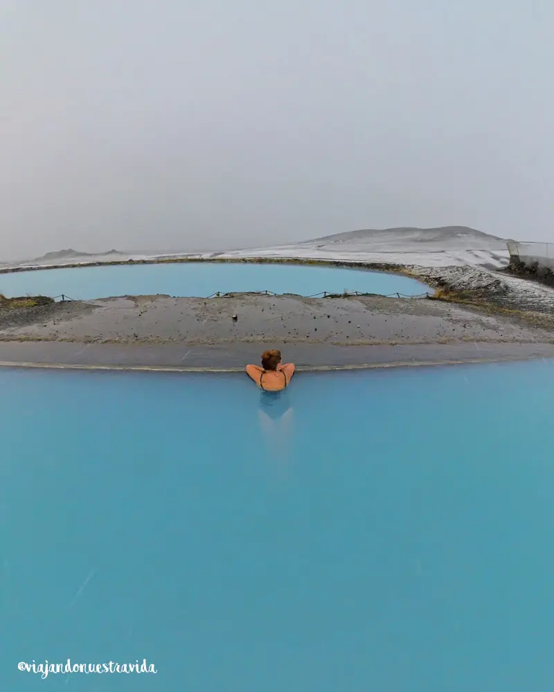 Mývatn baño termal en Islandia Mývatn baño termal en Islandia