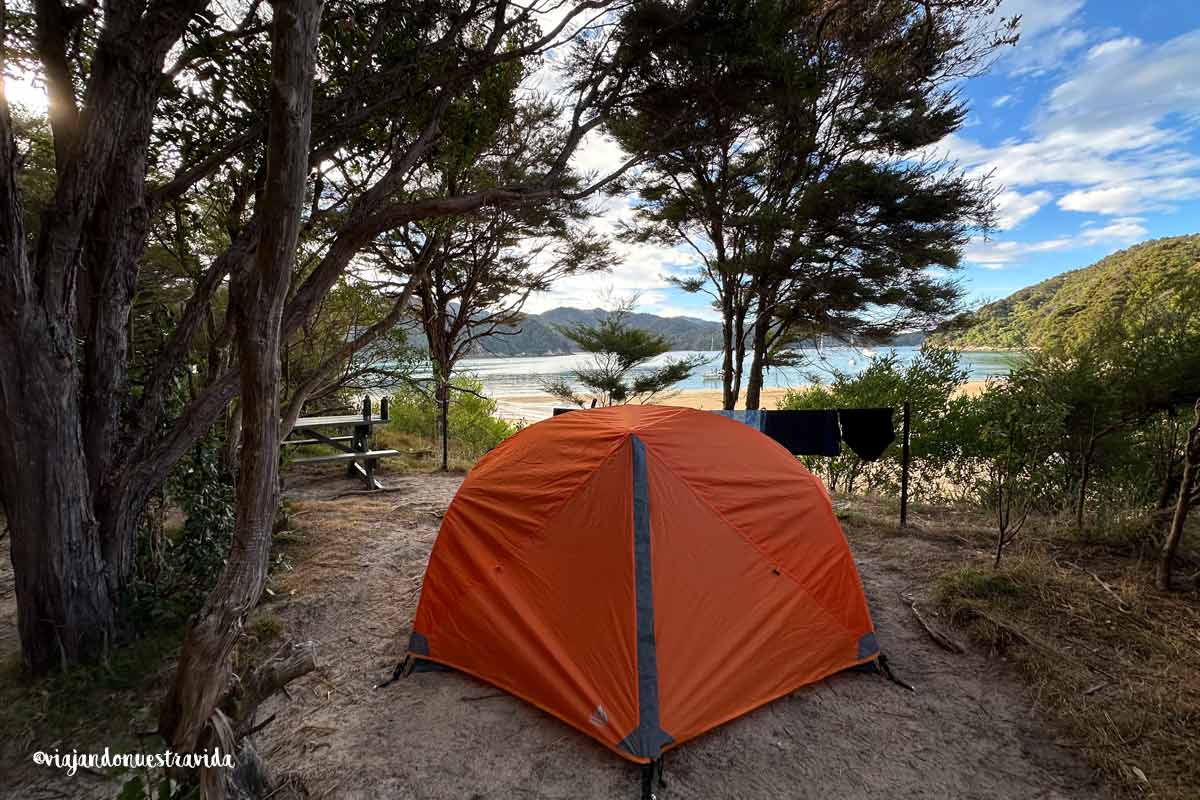 acampada libre en nueva zelanda